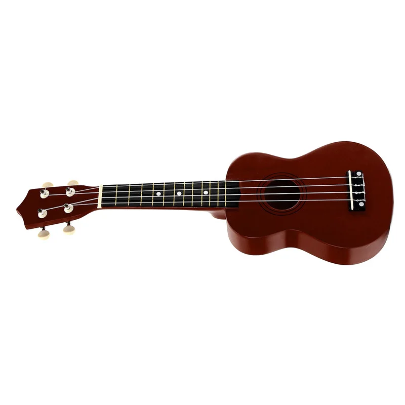 21 дюймов сопрано Гавайские гитары укулеле 4 струны Гавайская гитара Uke + струна