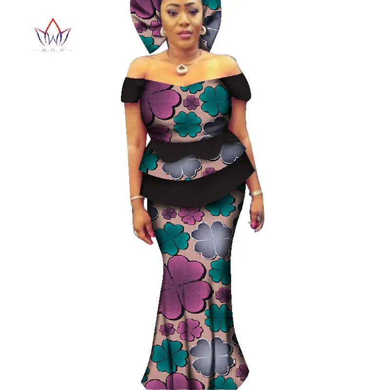 Женский комплект с юбкой в африканском стиле Топ Dashiki & юбка африканская одежда