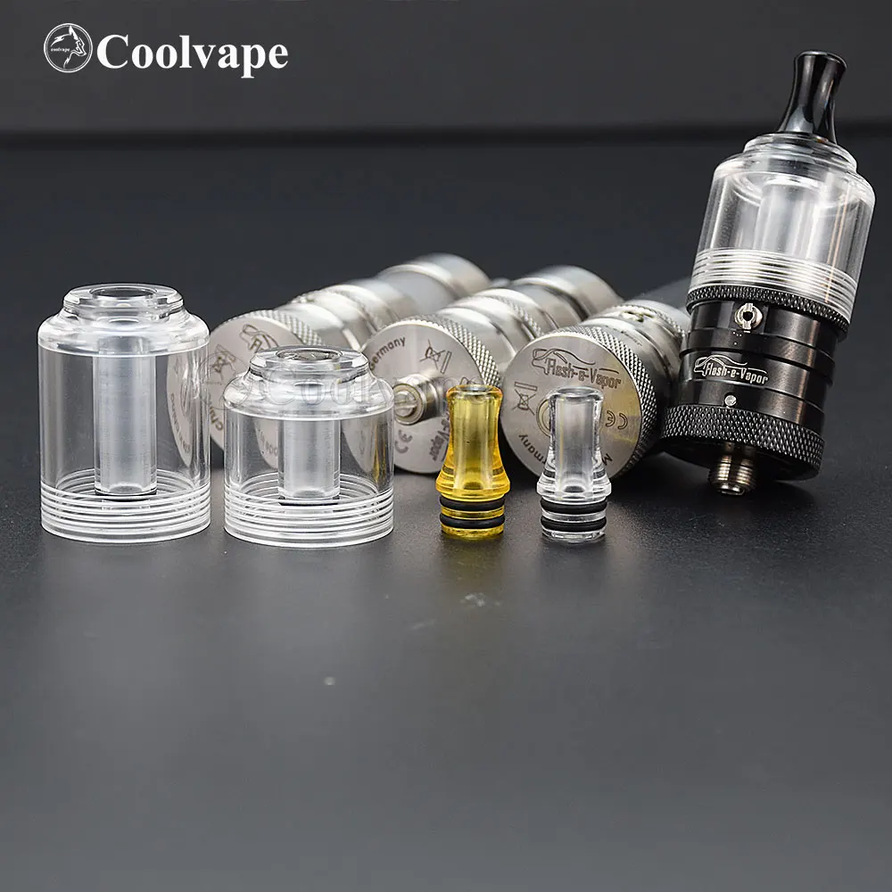 SteamTuners bellcape pc материал bellcap для YFTK Flash e Vapor V4.5 RTA sxk V4.5S + MTL распылитель 316ss 23