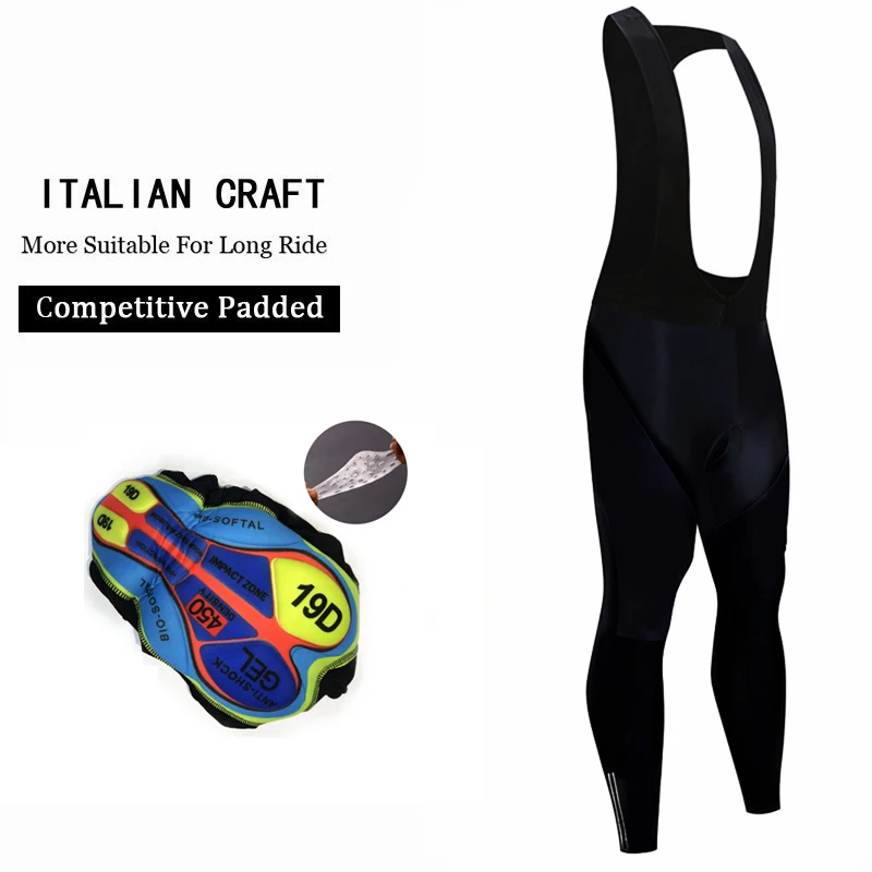 Велосипедные комбинезоны 19D Coolmax Pad черные велосипедные брюки Mountian с вентиляцией
