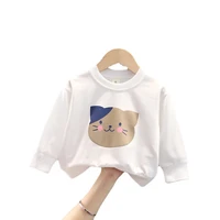 new spring autumn children fashion clothes baby boys girls cartoon t shirts kids infant cotton clothing toddler casual clothes