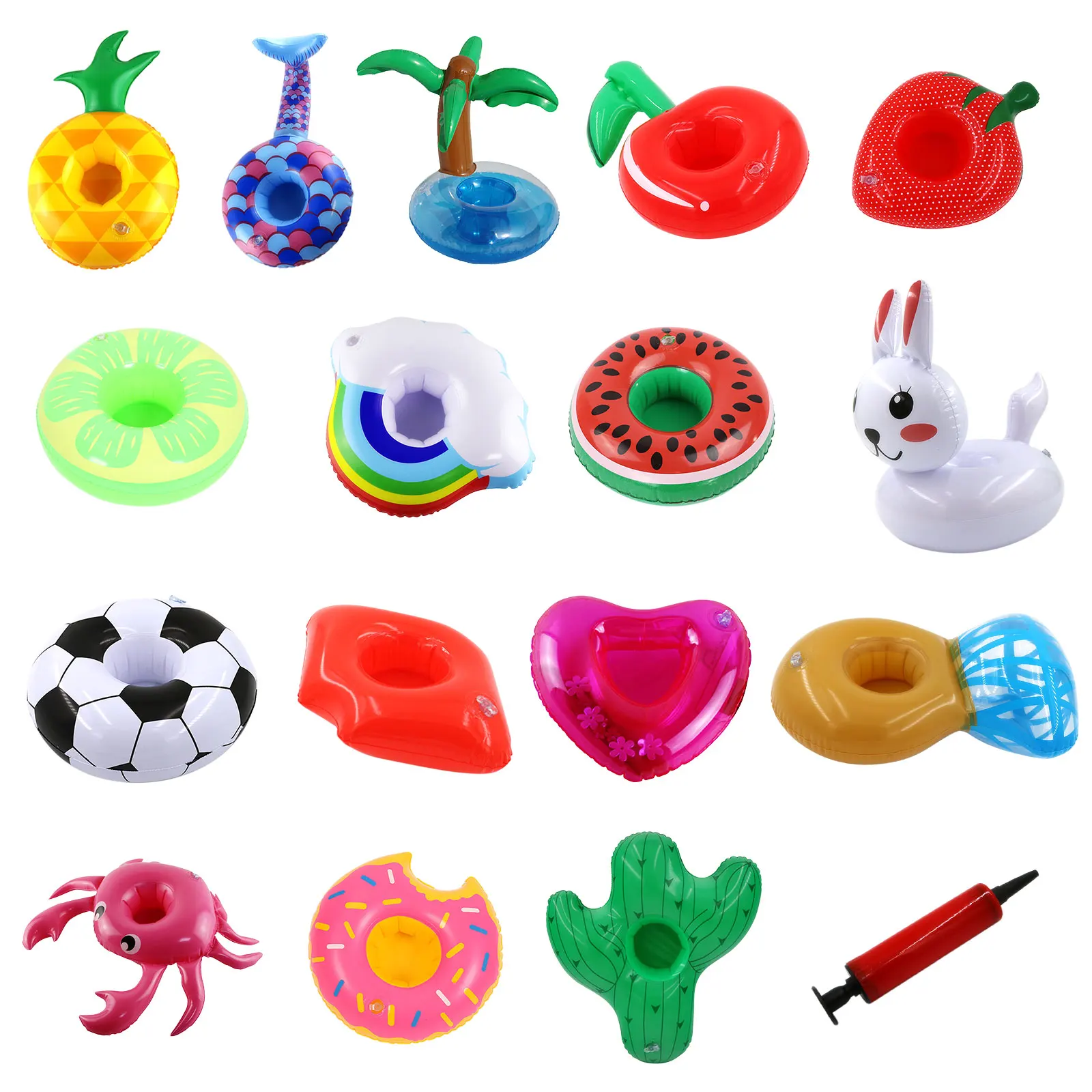 

12 шт./16 шт., надувные портативные плавающие подставки для напитков