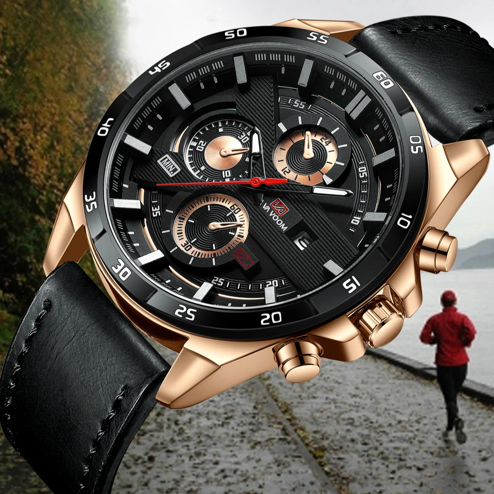 

Top Brand Men Gold Watch Watches Luxury Quartz Man Casual Leather Military Waterproof Sport Wrist Watch Relogio Masculino