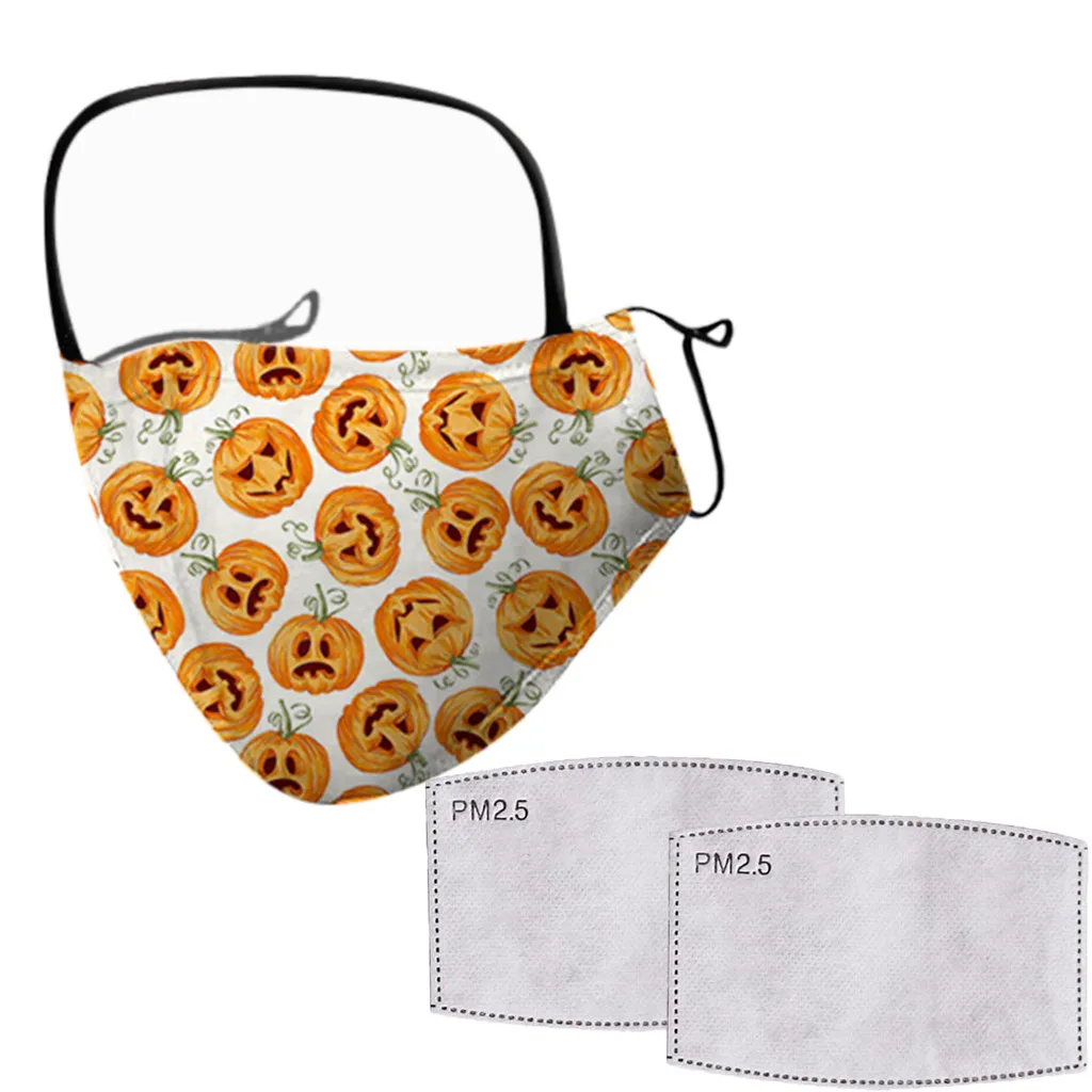 Маска на Хэллоуин для взрослых женщин Пылезащитная наружная маска лица защита