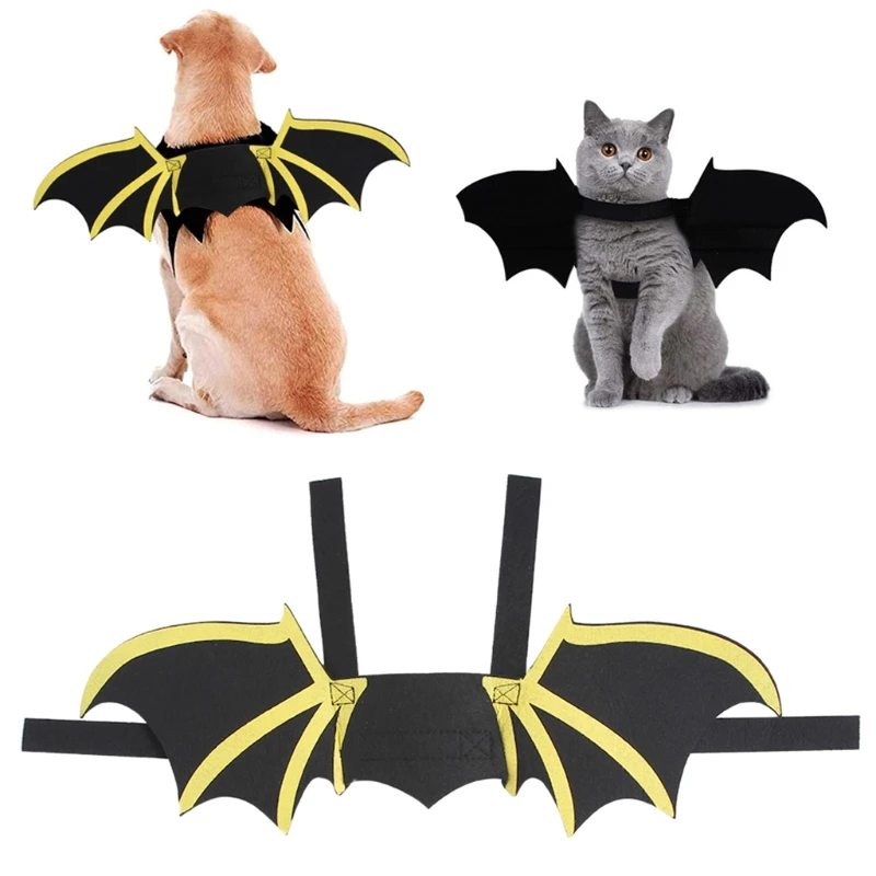 

Halloween Pet Costume Cat Puppy Dog Christmas Wing Suit for Cats/Dogs Realistic Bat Wing