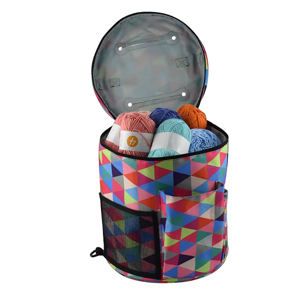 

Knitting Supplies Storage High-Capacity Knitting Organizer Bag For Crochet Hooks Knitting Needles Other Accessories Easy To