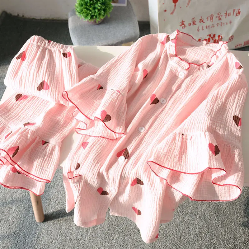 Японские летние женские хлопковые укороченные брюки с рукавом в виде листьев