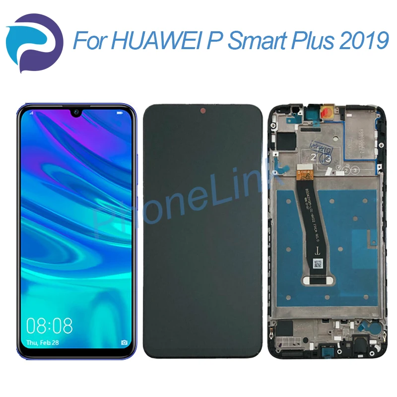 ЖК экран P smart plus 2019 2340*1080 сенсорный дигитайзер сменный дисплей в сборе для