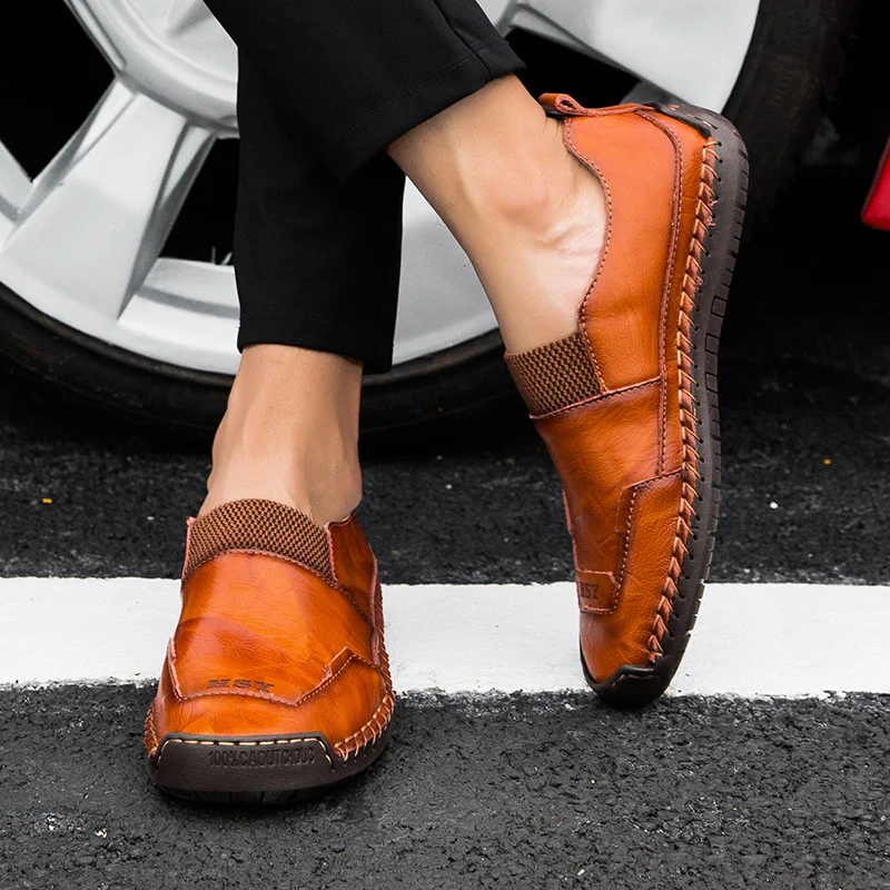 

flatspring masculino leisure informales fashion sapato comfortable Moccasins men's Casual breathable streetwear zapatillas