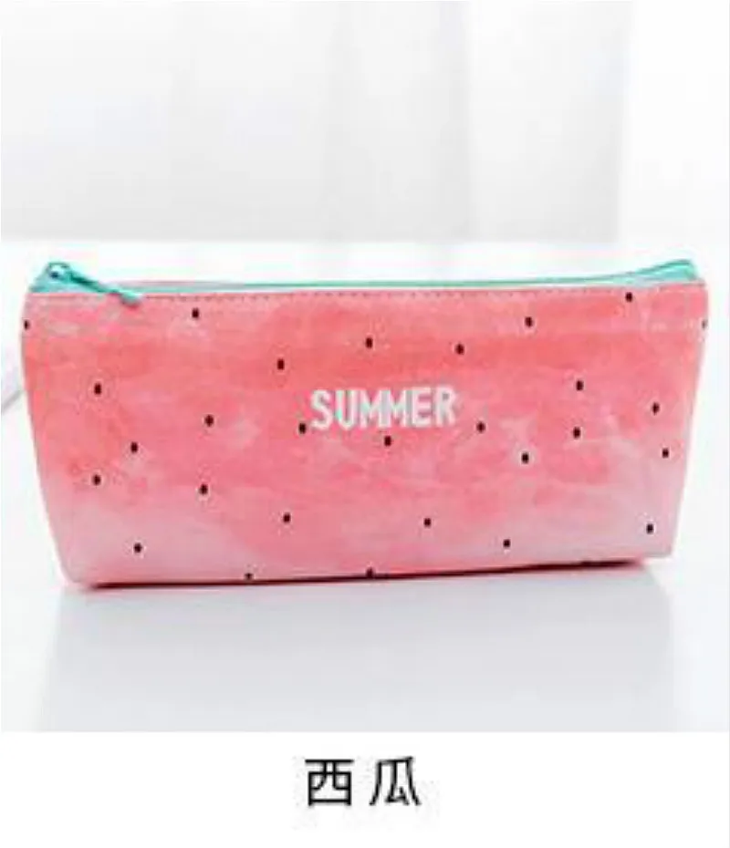 1 шт./продажа чехол для карандашей с милым рисунком арбуза школьные