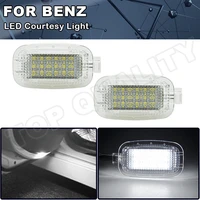 2x led courtesy light under door footwell luggage compartment lamp for mercedes benz w164 w169 a45 c197 w204 vanity mirror light