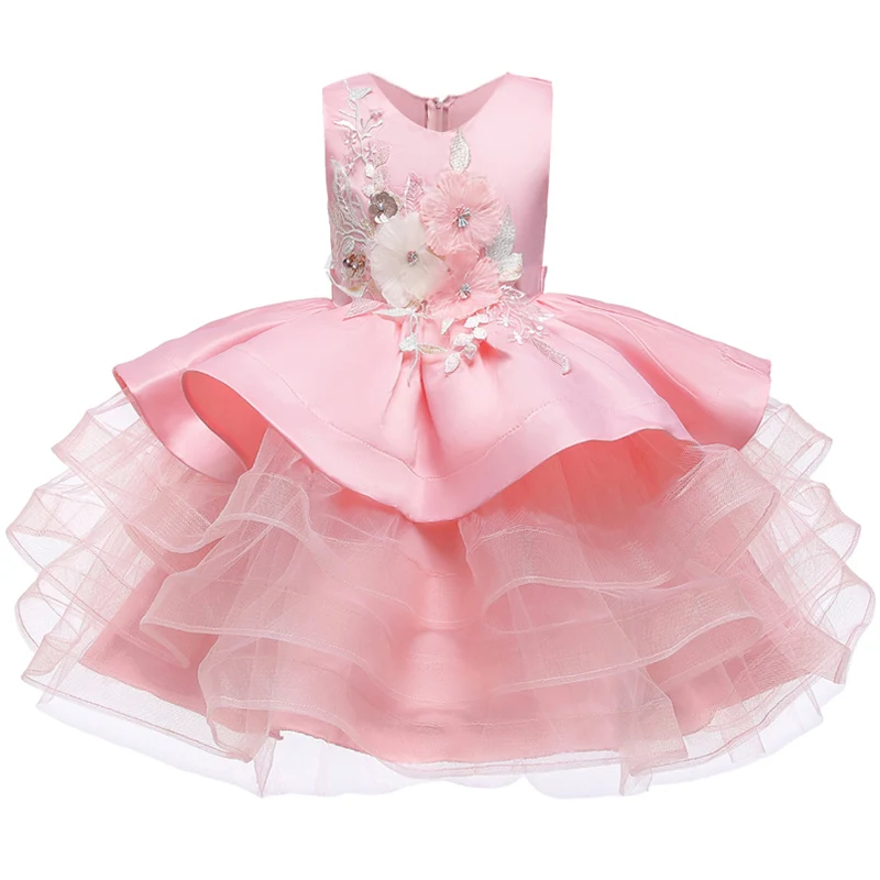 Платье с аппликацией и вышивкой для девочек на свадьбу подружек невесты | Свадьбы