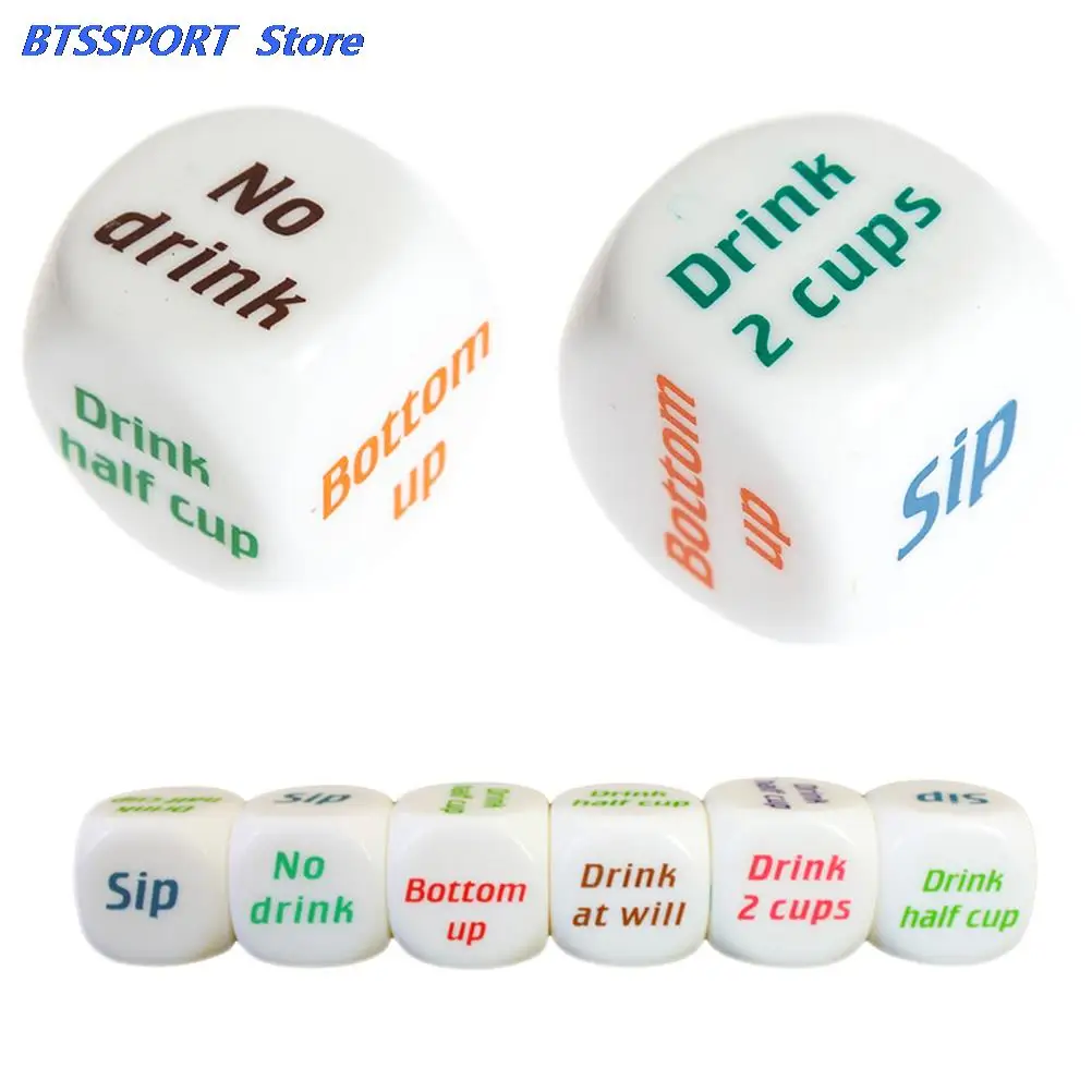 Adult Party Game Playing Drinking Wine Mora Dice Games Gambling Drink Decider Wedding Favor Decoration | Спорт и развлечения
