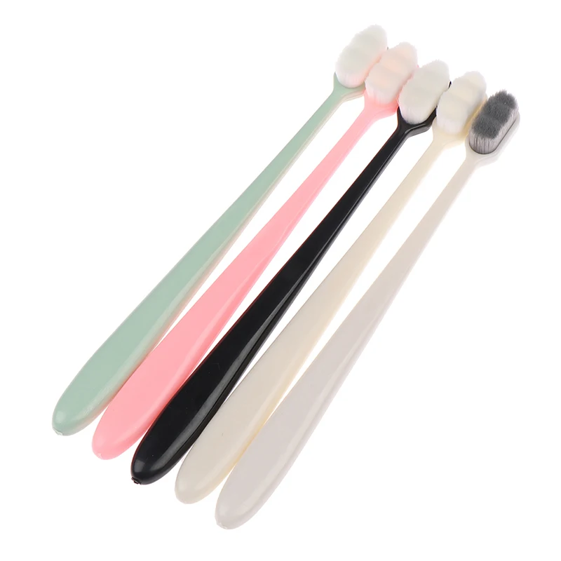 

1pcs Eco Friendly Dental Whitening Brush Oral Care Clean Ultra-fine Wave Toothbrush Soft Bristle Adult With PVC Tude