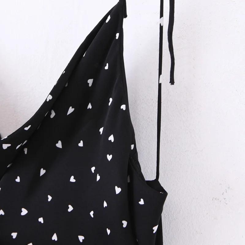 

Fashion Women Print Spaghetti Straps Dresses Sexy Backless Sleeveless Bottom Length Adjustable Ladies Mini Dress New INKEO 9D182