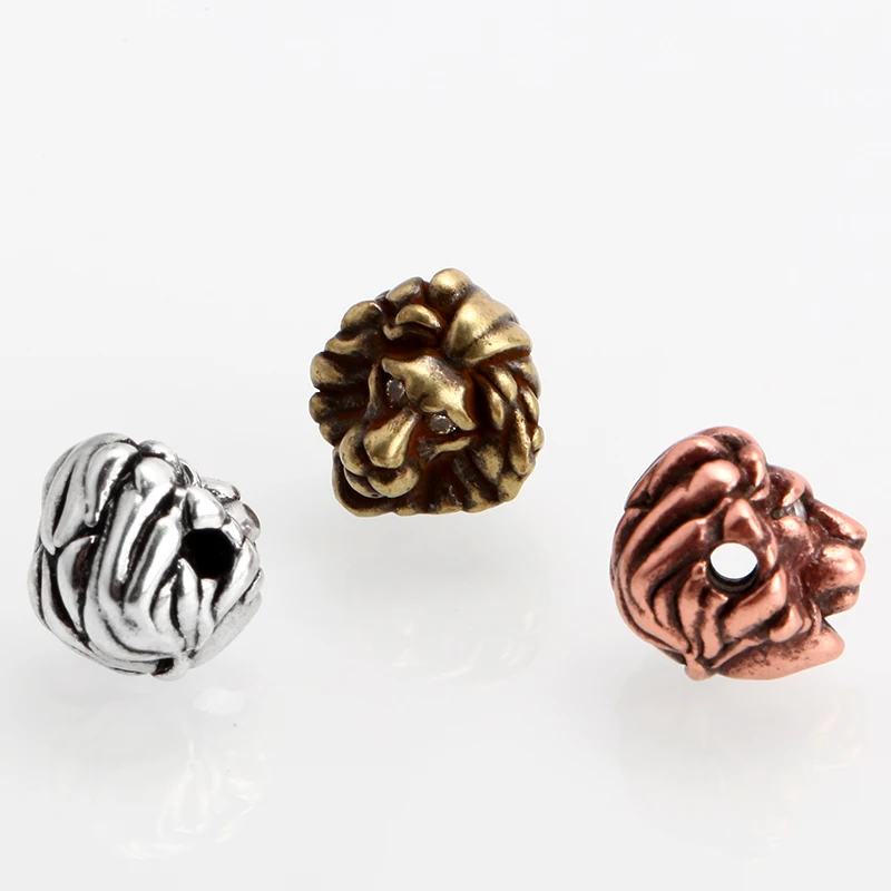 Шарма бусины винтажные бусы с отверстием в готическом стиле череп Спарта шлем 4