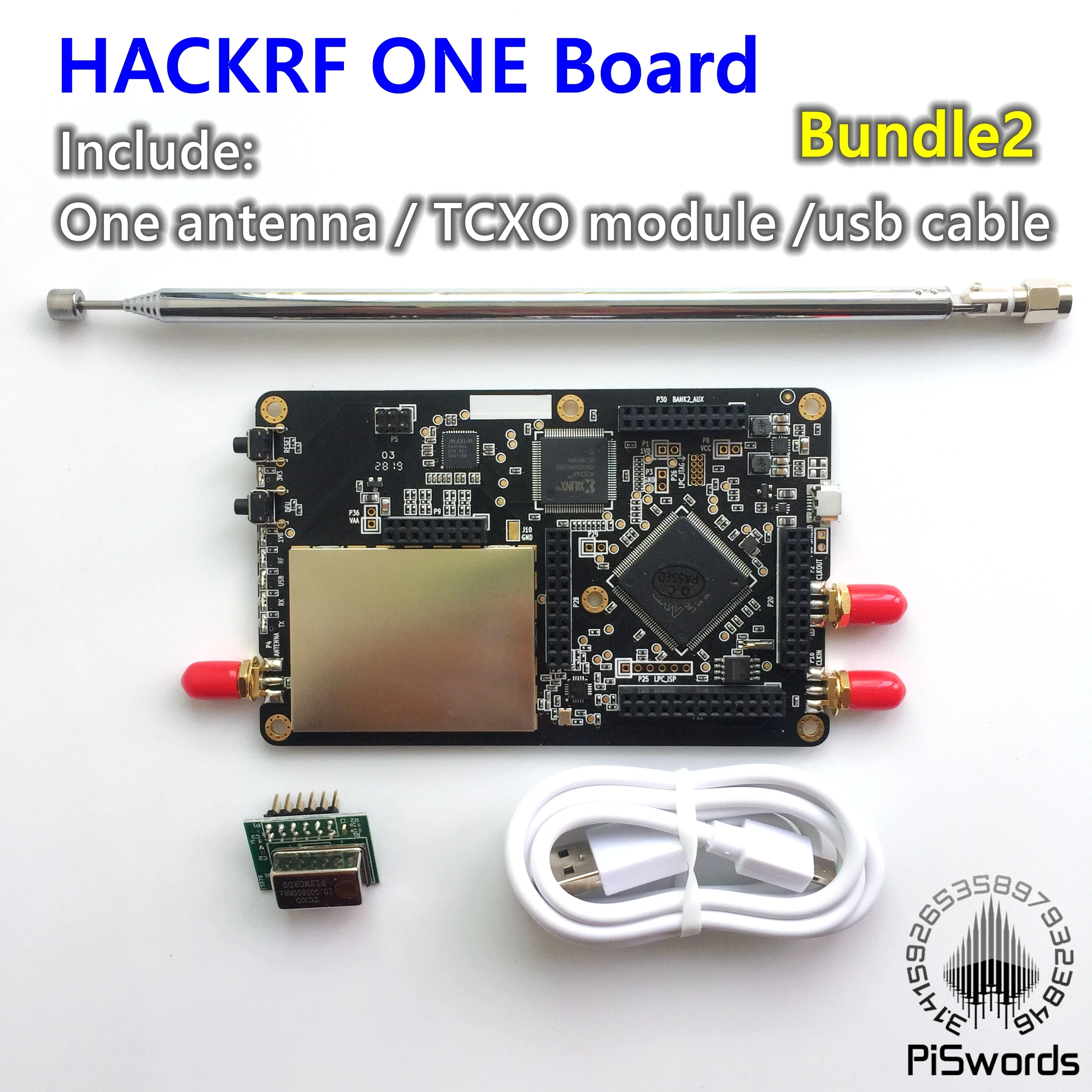 Плата радиоприемника HackRF One SDR программная плата с модульной антенной