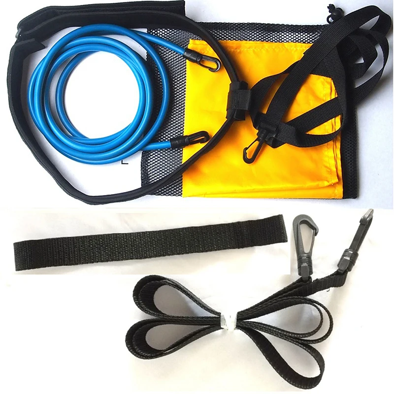 

Swim Training Belts Swim Bungee Cords Resistance Bands Swim Tether Stationary Pull Rope Outdoor Sports Fitness Resistance Band