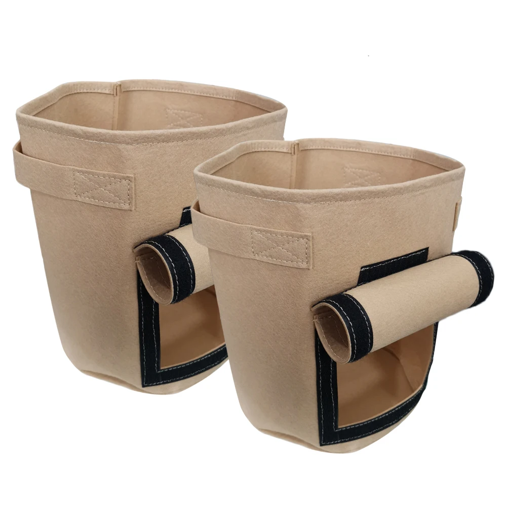 

2Pcs Reusable Potato Grow Bag Planter Vegetable Pots Side Window Vegetable Grow Bags For Home Garden Dropshipping Wholesale