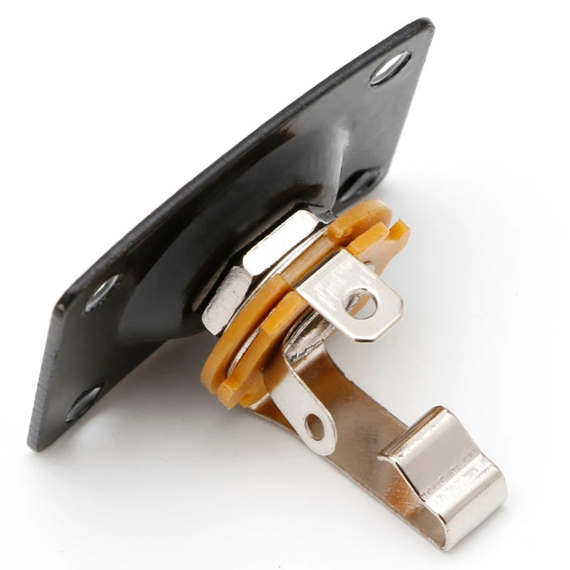 Прямоугольная пластина для гитары Gibson хромированная черная электрогитара на