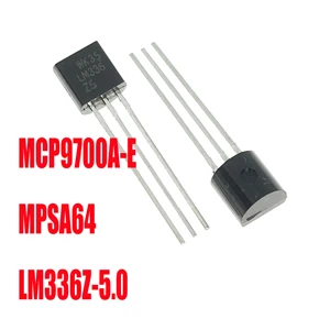 10pcs MCP9700A-E MPSA64 LM336Z-5.0 MCP9700A-E/TO MCP9700A MCP9700 9700AE A64 TO92 LM336Z LM336 LM336-5.0 LM336Z-5 TO-92