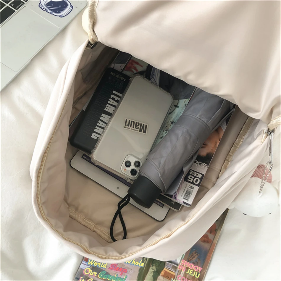 

Japanese Harajuku Preppy Backpack Waterproof Nylon Backpacks for School Teenagers Girls Fashion Women Travel Bookbag Laptop Bag