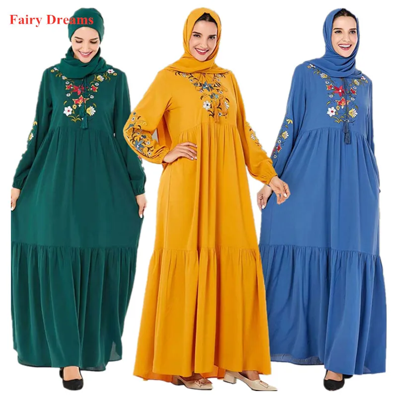 Женское мусульманское платье абайя Пакистан Дубай Турция турецкий Бангладеш