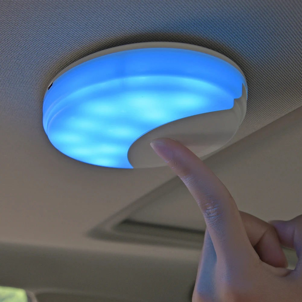 

Универсальный автомобильный светильник Интерьер крыши купол USB Перезаряжаемые светильник светодиодный настольная лампа автомобиля свето...