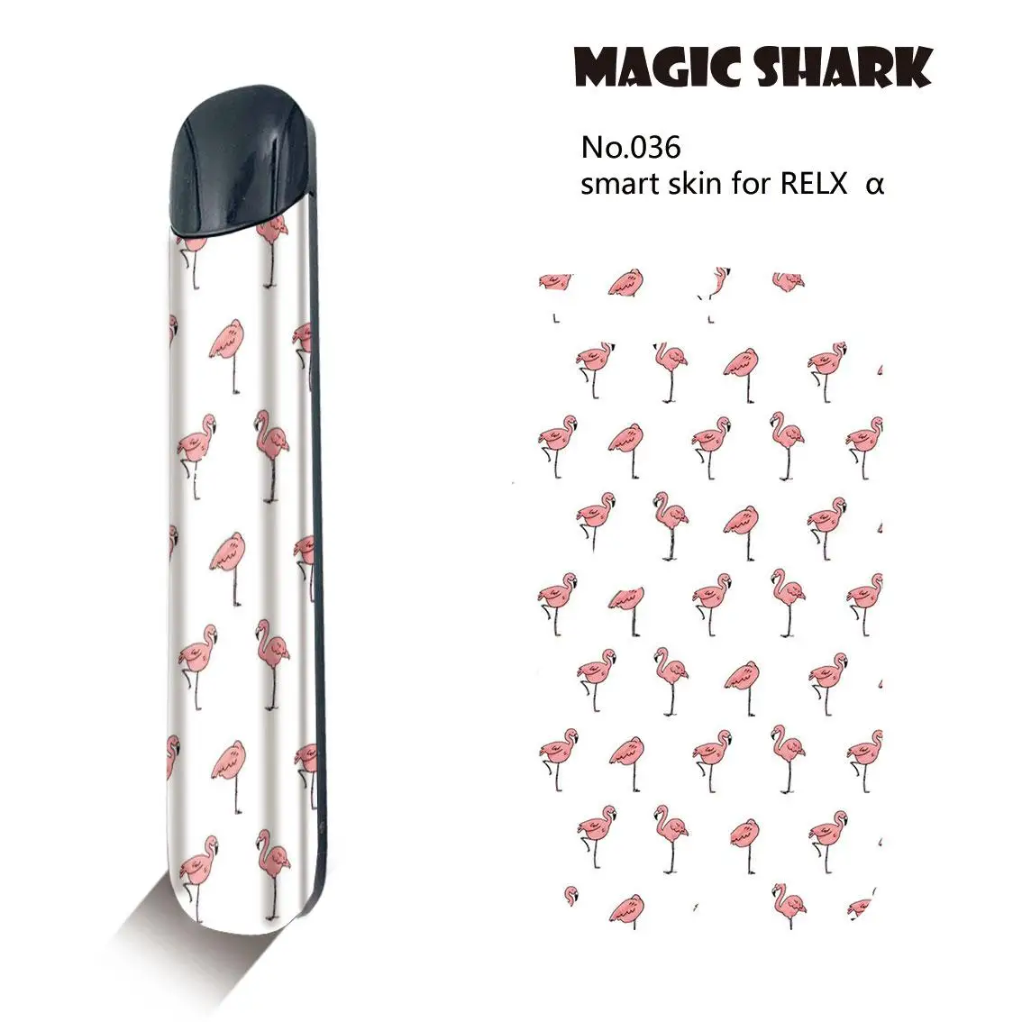 Magic Shark Sexy Lady Earth Flamingo Pikachu цельная пленка E наклейка на сигарету чехол для Relx Alpha a |