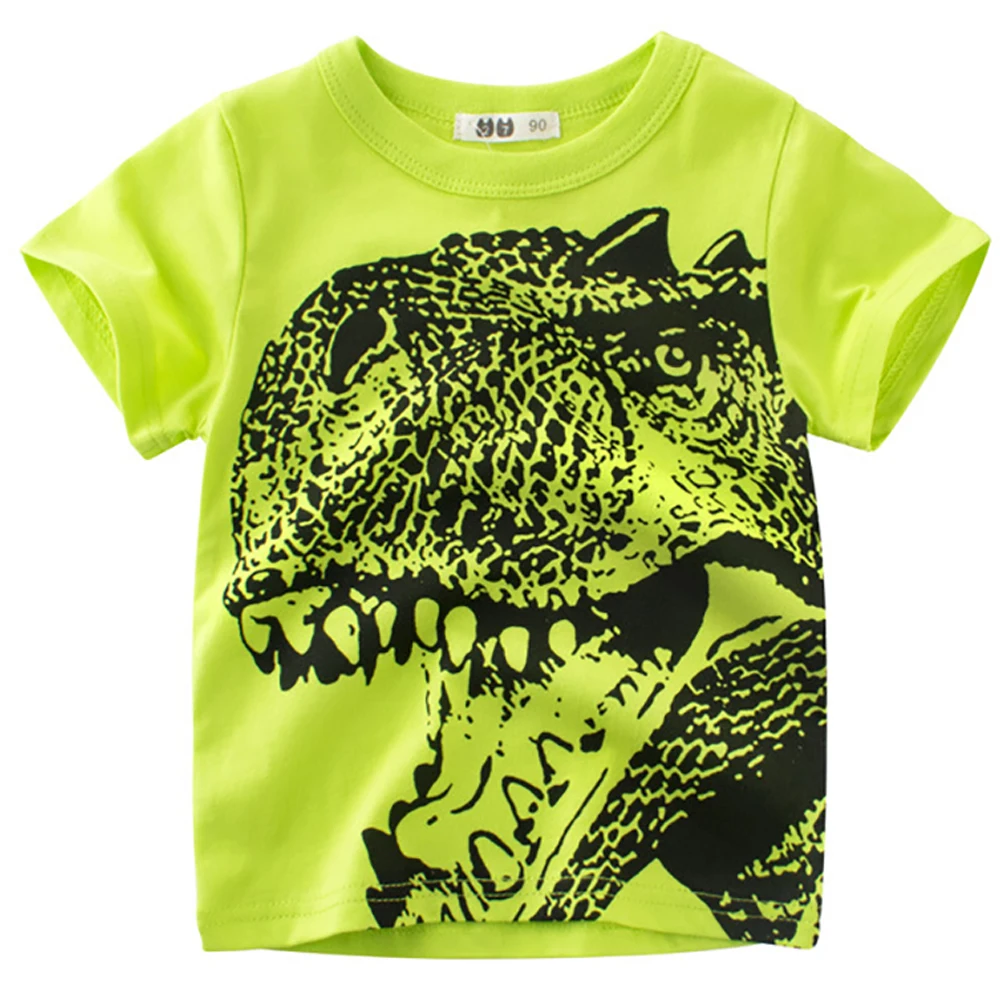 

Boys T Shirt Kids Summer Clothes Cartoon Print Top Tees Fashion Boys Cotton Blended T Shirt Boys Clothes