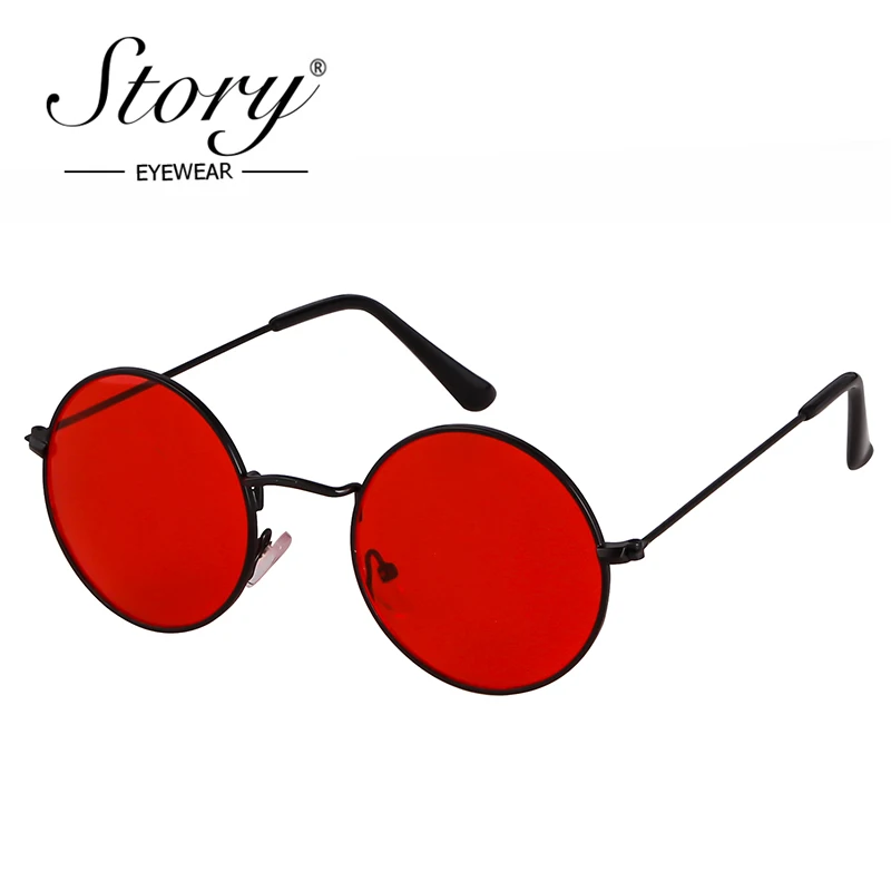 Винтажные Круглые Солнцезащитные очки ST471 в стиле ретро женские брендовые