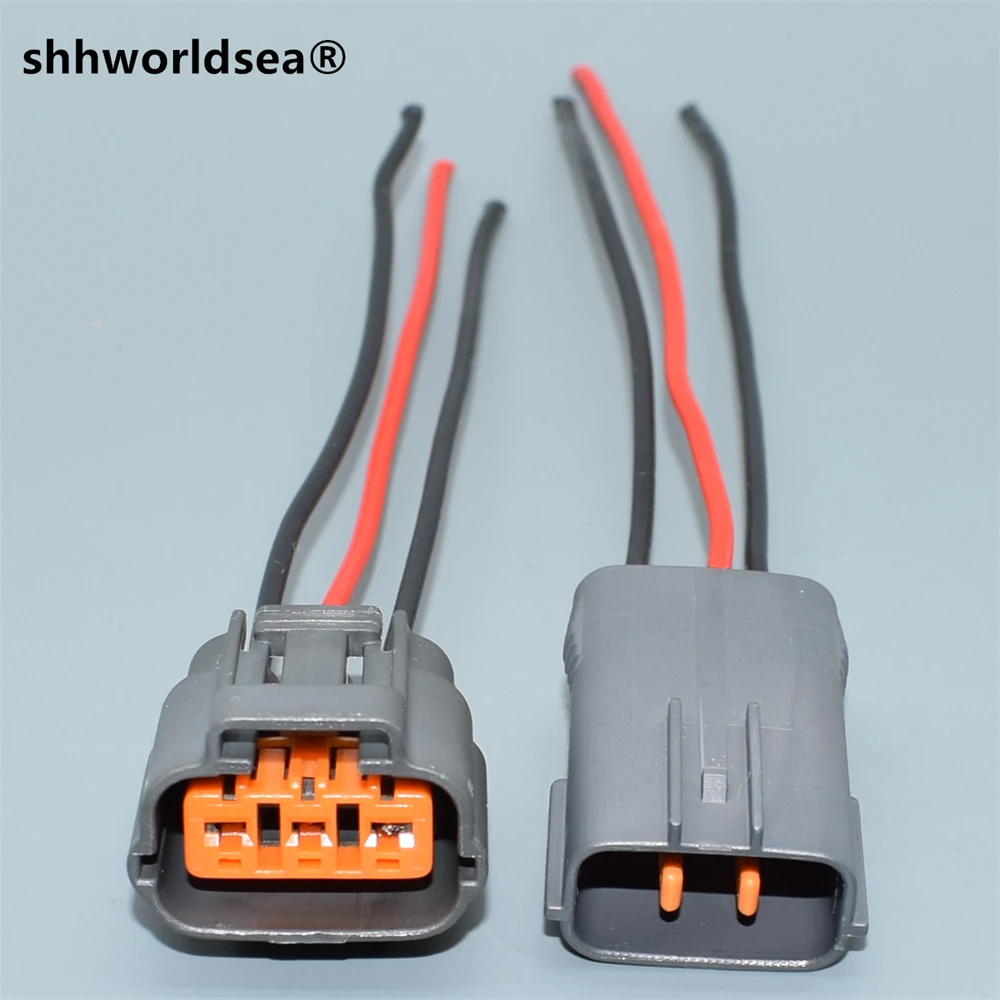 

shhworldsea 3 Pin way Female or Male Waterproof Cable Connector 6195-0009 6195-0012 For Nissan Mazda RX8 Ignition Coil