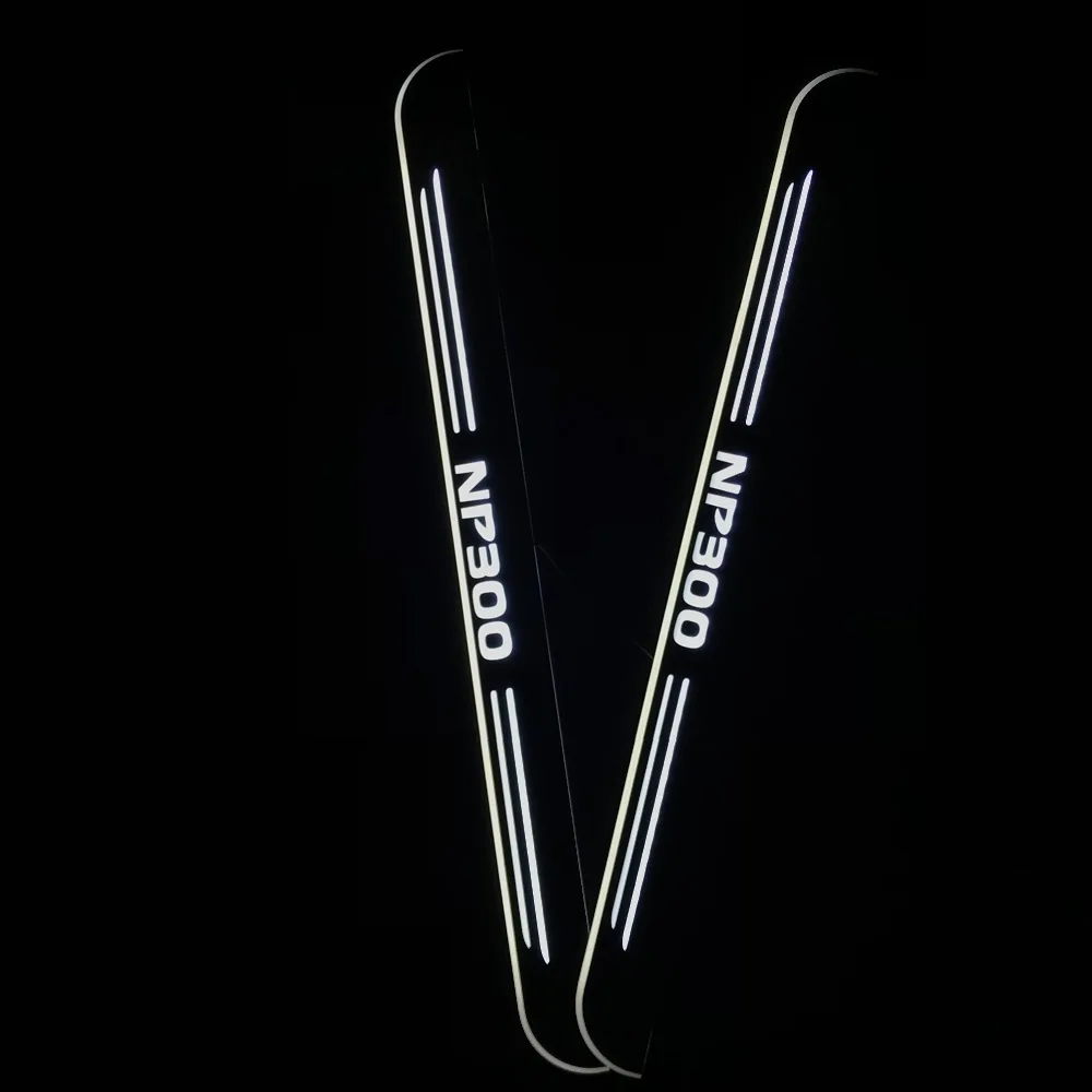 LED Door Sill For Nissan Teana Xtrail Qashqai Juke Sentra Maxima Altima Murano NAVARA Skyline Dynamic Light Scuff Plate Pedal | Автомобили