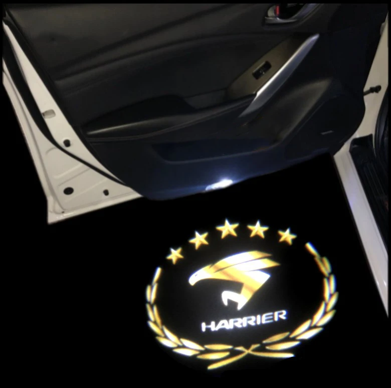 

2 шт., декоративные лампы для автомобильных дверей Toyota Harrier 60/80