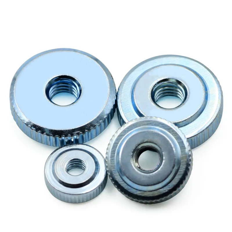 

10 шт. DIN467 GB807 M3 M4 M5 M6 ручные гайки с накатанной головкой