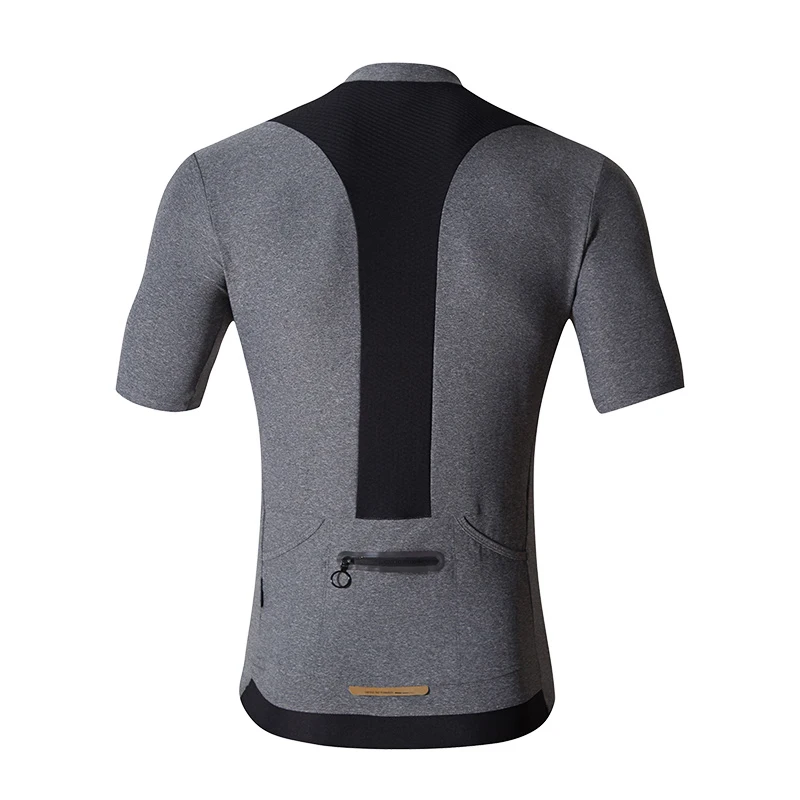 Футболка Santic мужская Светоотражающая Джерси с коротким рукавом и молнией