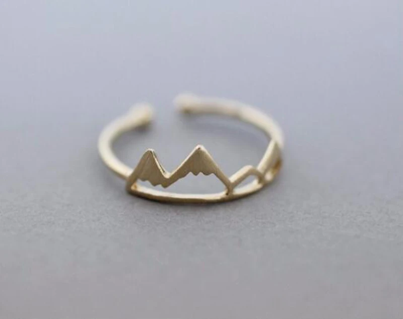 Jisensp Simple Gold Ring Geometric Wedding Rings for Women Jewelry Accessories Anel Karma Circle Knuckle Midi Ring Bijoux - Цвет основного камня: JZ171