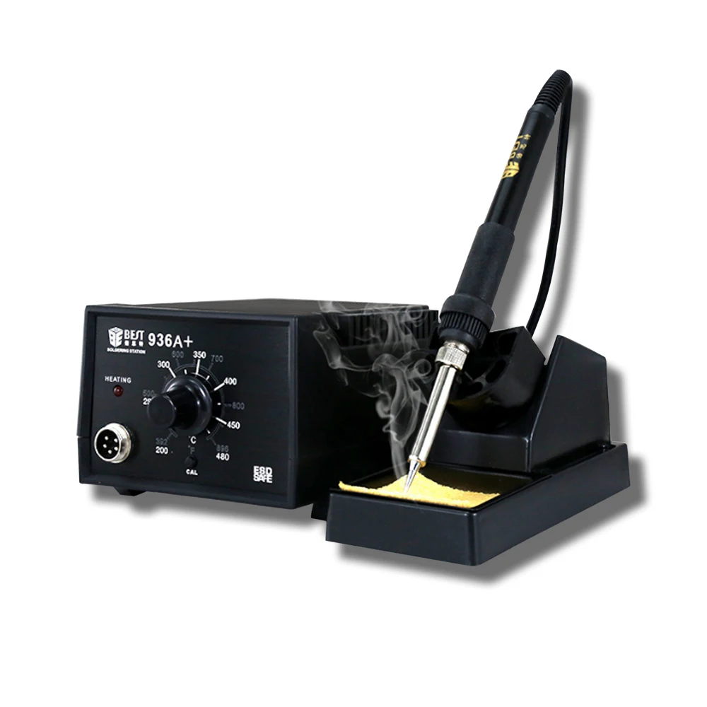

BGA Welding Intelligent Soldering Station Mobile Phone Maintenance Anti-static Adjustable Electric Soldering Iron BST 936A+