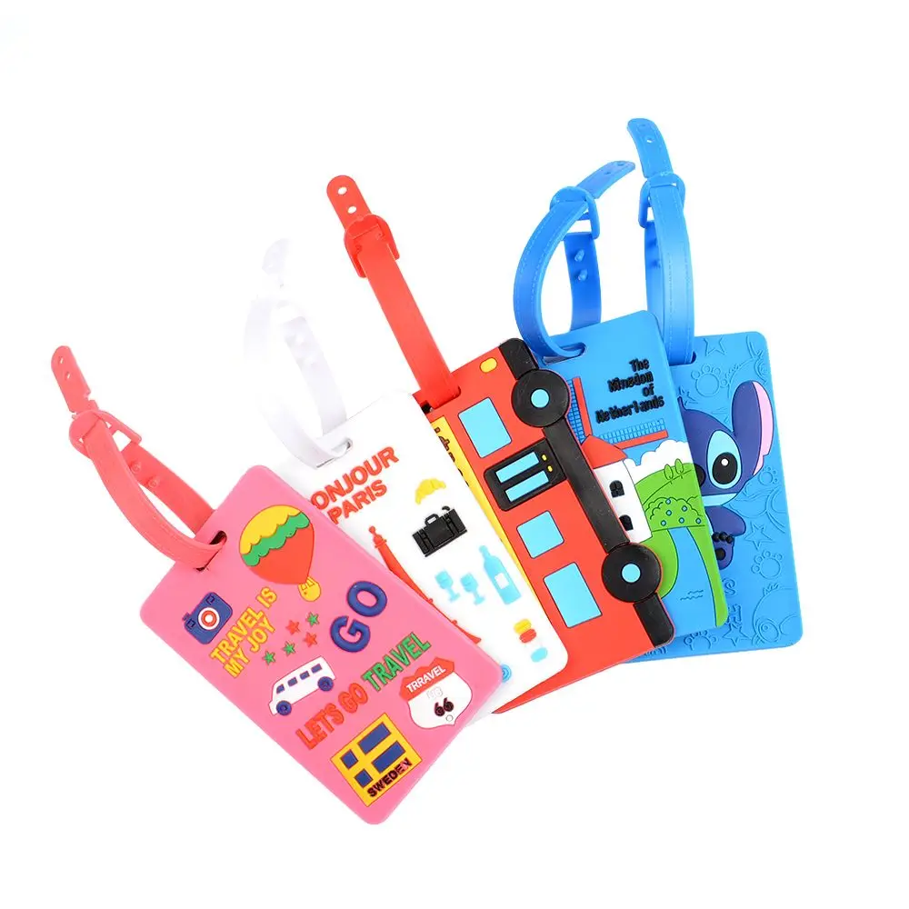 

Luggage Tag Travel Accessories Silica Gel Suitcase ID Address Holder Baggage Boarding Tags Label