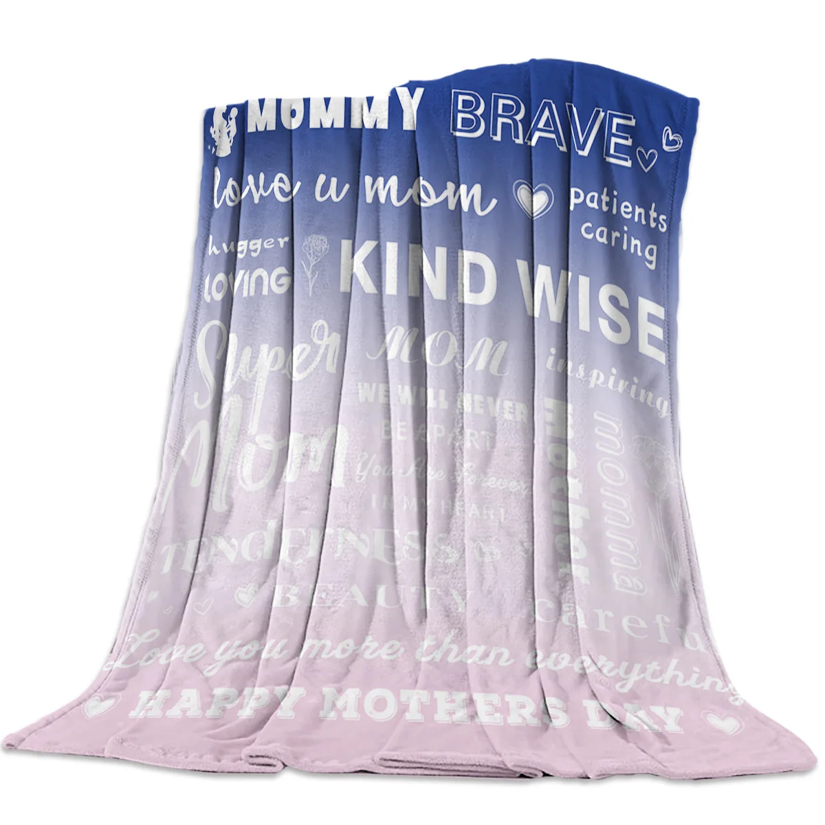 Mother'S Day Text мягкое Флисовое одеяло диван/кровать/Самолет путешествия пледы