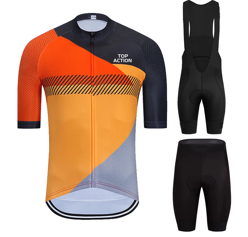 

Top Action 2020 New Summer Cycling Jersey Sets MTB Short Sleeves Cycling Set Bicycle Cycling Clothing Bike Clothes Suit