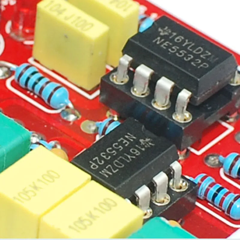 

Ne5532 Op-Amp Hifi Amplifier Preamplifier Volume Tone Eq Control Board Diy Kit
