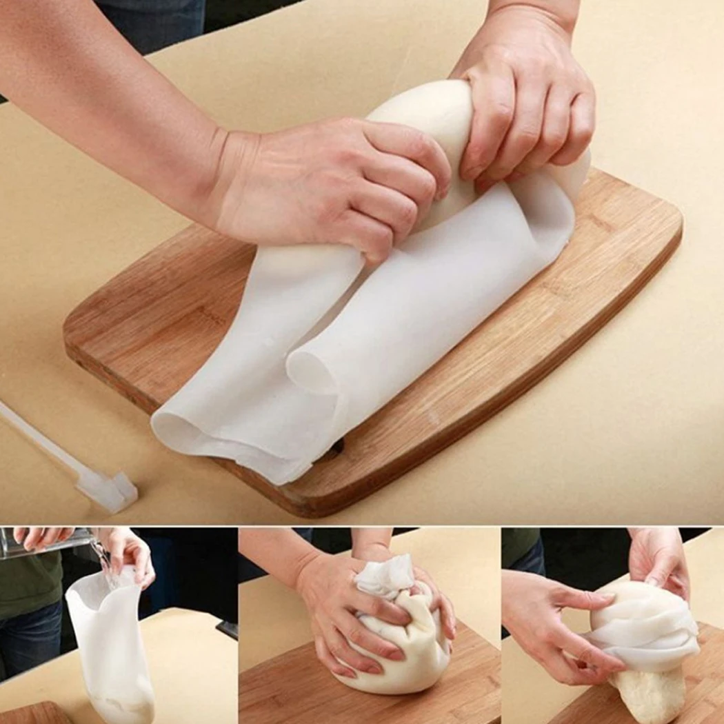 

justdolife Silicone Kneading Dough Bag Flour Mixer Bag Versatile Dough Mixer for Bread Pastry Pizza Kitchen Tools