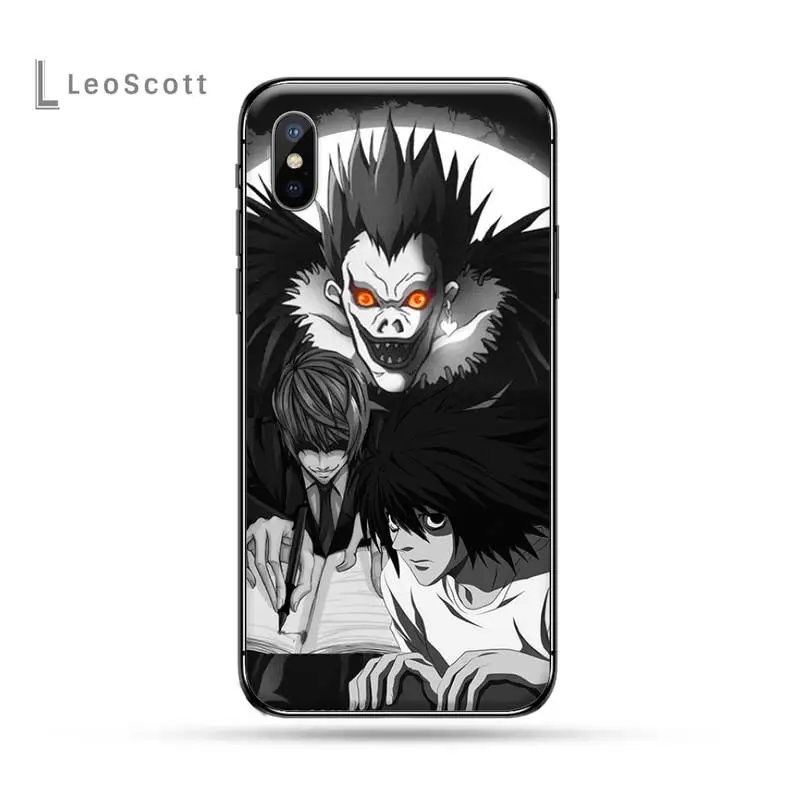 

death note Anime Horror Phone Case for iPhone 11 12 mini pro XS MAX 8 7 6 6S Plus X 5S SE 2020 XR