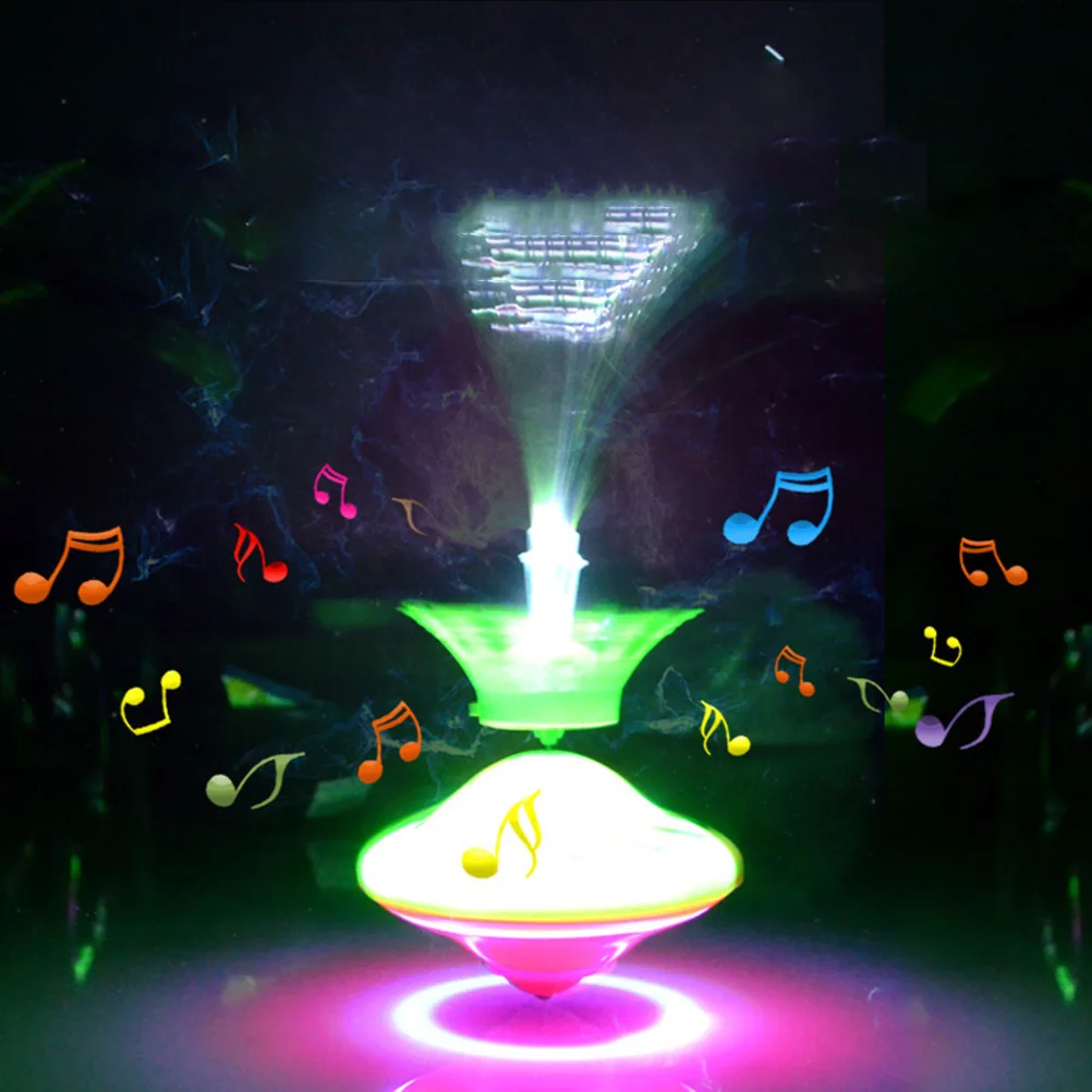 Музыкальсветильник светлый спиннинг случайного цвета игрушка ручной гироскоп