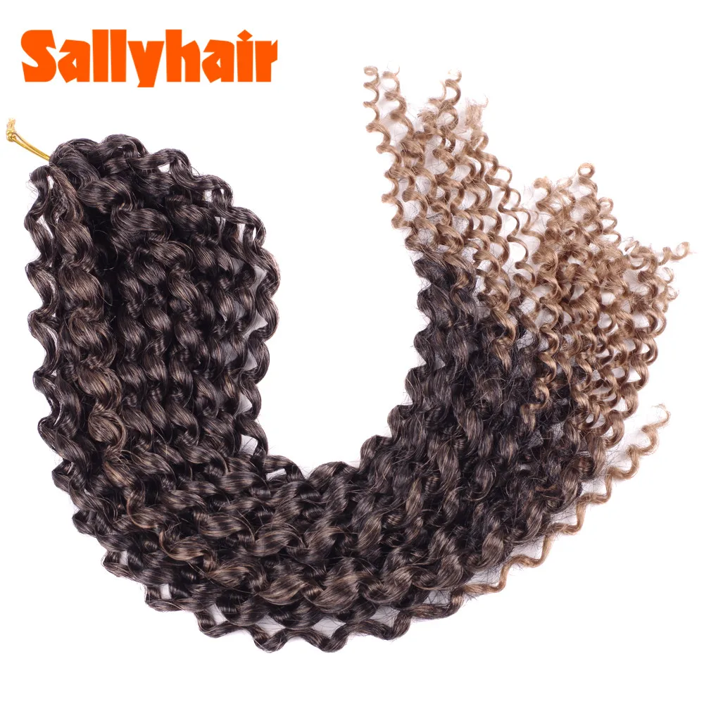Sallyhair страсть твист пушистые скрученные крючком косички Омбре нубийские