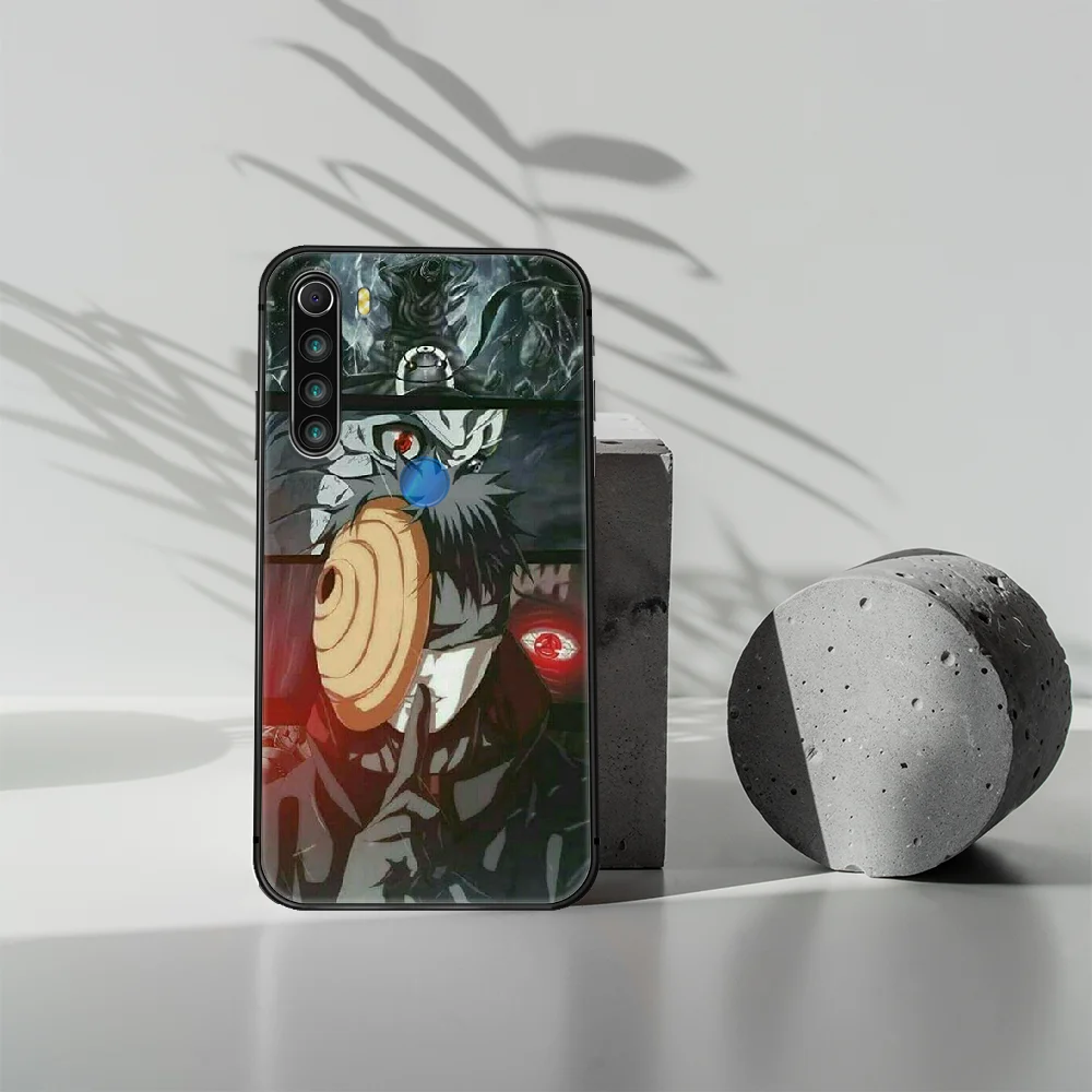

Uchiha Obito anime Phone Case Cover Hull For XIAOMI Redmi 7 7a 8 8a 9 9a NOTE 6 7 8 8t 9 9s Pro Max 4X black Coque 3D Cell
