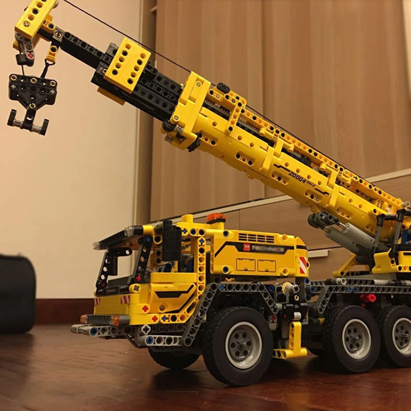 20004 2606 шт. моторная техника мощный мобильный кран модель Mk II строительные наборы