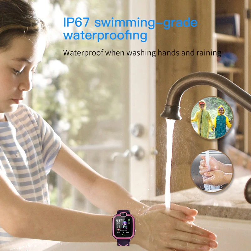 

Reloj para nios 2019 New Stylish LBS Positioning Tracking Children's Smart Watch SOS emergency call Kid smartwatch with camera