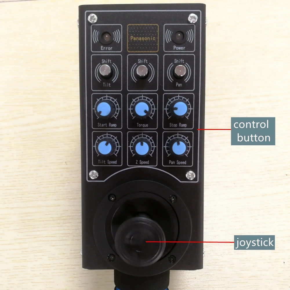 3-осевая головка крана камеры контроллер ручки поворота наклона и Z 12V DC двигателя